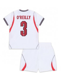 England Nico O'Reilly #3 Heimtrikotsatz für Kinder WM 2026 Kurzarm (+ Kurze Hosen)
